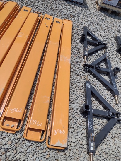 Wolverine EX-66-78L Pallet Forks Extensions (QEA 3963)