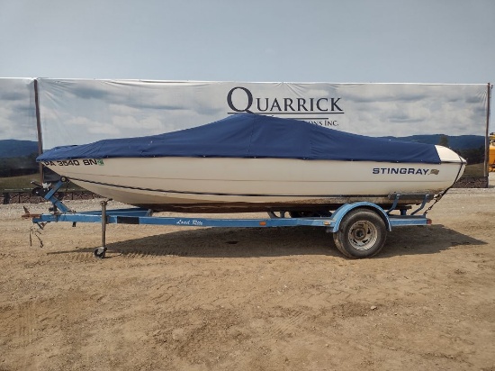 95 Stingray Boat w/Trailer^TITLES^ (QEA 4814)