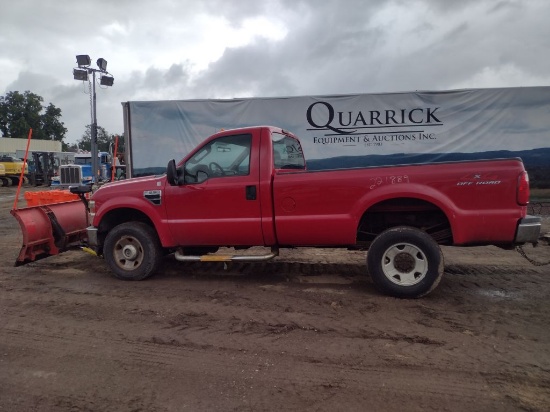 10 Ford F250 Truck w/Plow^TITLE^BOOK^ (QEA 4924)