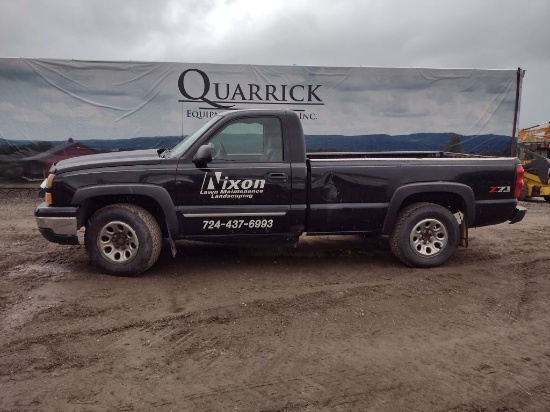 06 Chevy Silverado Truck^TITLE^BOOK^ (QEA 4926)
