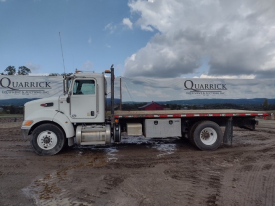 15 Peterbilt 337 Flatbed Truck^TITLE^ (QEA 6148)