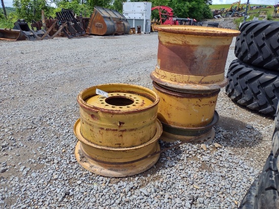 (3) 25x17 Wheel Loader Rims (QEA 7748)