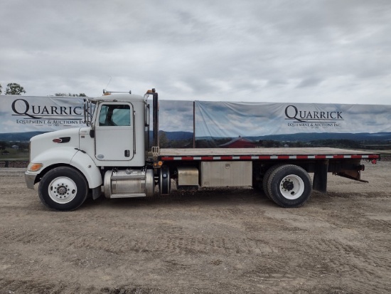 13 Peterbilt 337 Flatbed Truck^TITLE^ (QEA 9378)