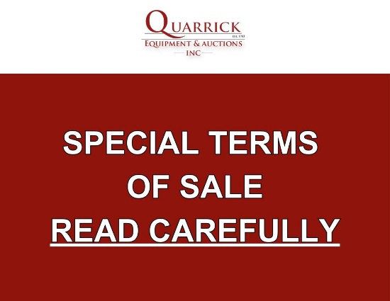 Special Terms of Sales Cont'd