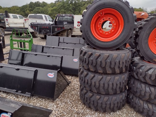 (4) 12-16.5 Tires on BC Wheels (QEA 2319)