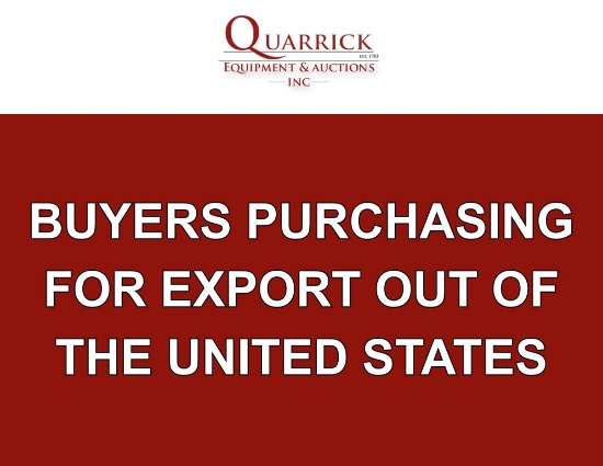 Buyer'S Purchasing For Export Out Of The United States: