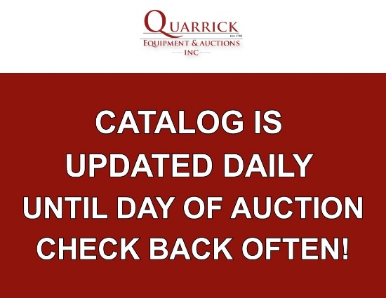 Catalogs Will Be Updated Daily