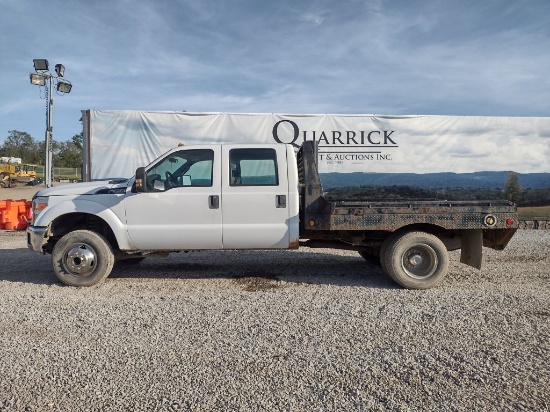 15 Ford F350 Flatbed Truck^TITLE^ (QEA 5069)