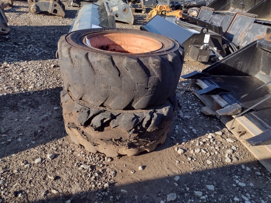 (2) 10-16.5 Tires w/rims (QEA 7693)