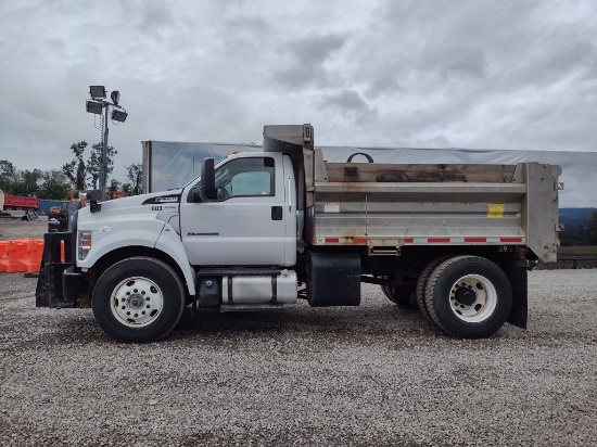 16 Ford F750 Dump Truck ^Title^KEY^ (QEA 8129)