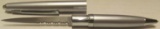 667B SHARP KNIFE DISGUISED AS PEN ~ SILVER ~ VERY SHARP BLADE KNIFE CONSEALED INSIDE OF WORKING BLAC