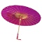 AEAOA Plain Bamboo Cloth Parasol Umbrella Great for Wedding Party Favor (Fuchsia)