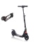 MONODEAL Adjustable Kick Scooter for Adults Teens, 2 Big Wheels with Aluminum Alloy Commuter Scooter