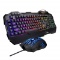 Havit Keyboard Rainbow Backlit Wired Gaming Keyboard Mouse Combo, LED 104 Keys USB Ergonomic Wrist R