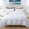 COSYBAY Quilted 95% FEATHER 5% DOWN Comforter White Goose Duck Down and Feather Filling – OVERSIZED