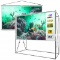 JaeilPLM 100-Inch 2-in-1 Portable Projector Screen, Outdoor Indoor Compatible with Rectangle Stand o