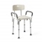 Shower Chair Bath Seat with Padded Armrests and Back, Great for Bathtubs, Supports up to 350 lbs