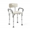 Medline Shower Chair Bath Seat with Padded Armrests and Back, Great for Bathtubs, Supports up to 350
