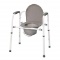 MedPro Homecare Commode Chair with Adjustable Height