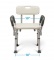 Shower Chair Bath Seat with Padded Armrests and Back, Great for Bathtubs, Supports up to 350 lbs