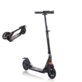 MONODEAL Adjustable Kick Scooter for Adults Teens, 2 Big Wheels with Aluminum Alloy Commuter Scooter