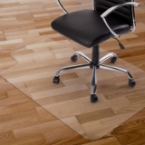 Chair Mat, 2MM Rolling Chair Mat for Hardwood Floor, OPAQUE PVC Home Office Floor Protector Mat (36