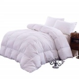 Topsleepy Luxurious Bedding Goose Down Filling Comforter, White (California King)