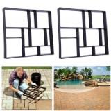 Rectangle DIY Pavement Mold Walk Maker Path Maker Brick Mold Concrete Form Pathmate Stepping Stone M