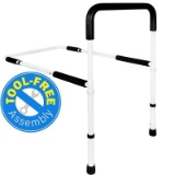 Medical Adjustable Bed Assist Rail Handle and Hand Guard Grab Bar, Bedside Safety and Stability (Too