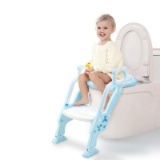 GrowthPic Potty Training Seat - Toddler Potty Seat with Sturdy Non-slip Ladder Step for Toddler Toil