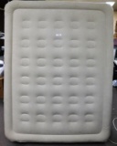 QUEEN AIR MATTRESS WITH BUILT IN PUMP ~ This unit was out of the box but didn't look used ~ We fille