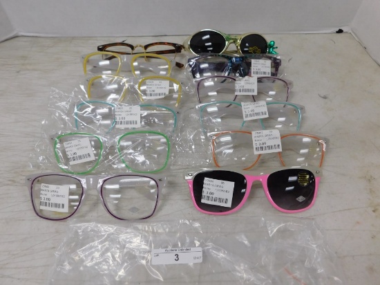 BUNDLE OF 12 COSTUME EYEGLASSES