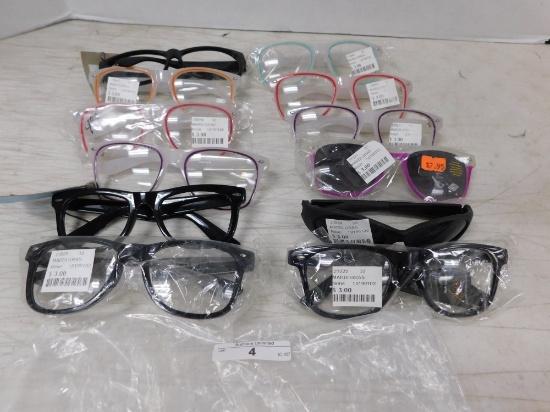 BUNDLE OF 12 COSTUME EYEGLASSES