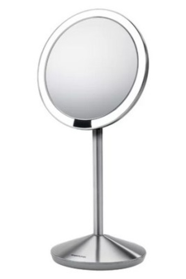 Simplehuman Sensor Mirrors 5" Round 10x Magnification Stainless Steel