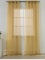 Spiva Solid Sheer Grommet Curtain Panel Gold 54