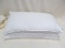 LOT OF 2 OEKO-TEX STANDARD 100 POLYESTER / BAMBOO 20 X 36 (SMALL SCUFF ON ONE PILLOW)