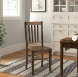 Courtdale Solid Wood Dining Chair Rustic Brown