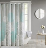 Olivet Printed Floral Single Shower Curtain