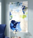 Perks Abstract Art - Wrapped Canvas Print on Canvas 45