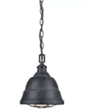 Elinna 1-Light Single Bell Pendant Black Patina