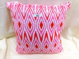 568 IKAT WATERMELON OUTDOOR THROW PILLOW 14