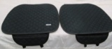 BLACK DIAMOND QUILTED SEAT CUSHIONS WITH FRONT POCKET AND SECURE TABS