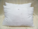 LOT OF 2 BED PILLOW 20 X 30 POLYESTER