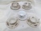 ASSORTED LOT OF 5 TEACUPS & SAUCERS