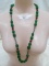 RED & GREEN BEADED NECKLACE