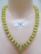 YELLOW NATURAL STONE NECKLACE