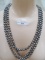 SILVER BEADED NECKLACE
