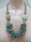 GREEN BEADED NECKLACE