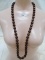 BROWN BEADED NECKLACE