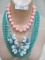 LOT OF 3 FASHION NECKLACES